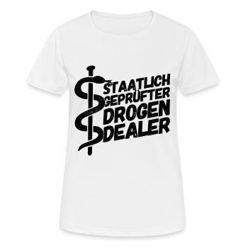 Apotheker Apotheke Pharmazeut - Frauen T-Shirt atmungsaktiv - Weiß - Vorne - AI Model Female 172 dark (172cm)
