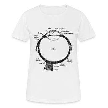 Augenoptiker Optiker Augenarzt - Frauen T-Shirt atmungsaktiv - Weiß - Vorne - AI Model Female 172 dark (172cm)
