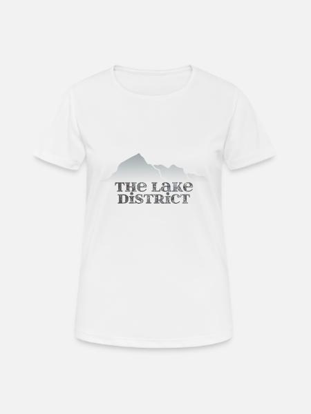 The Lake District - Women's Breathable T-Shirt - white