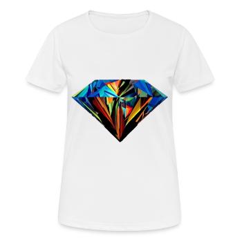 You are a beautiful colorful diamond - Women's Breathable T-Shirt - white - Front - AI Model Female 172 dark (172cm)