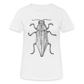 Jewel beetle / Buprestidae - Women's Breathable T-Shirt - white - Front - AI Model Female 172 dark (172cm)