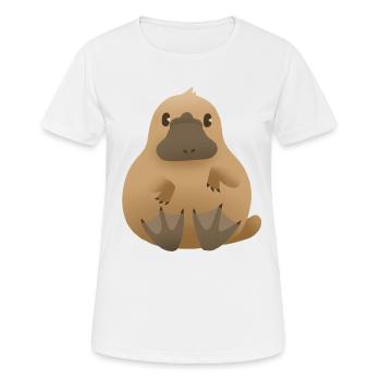 Platypus (platypus) - Women's Breathable T-Shirt - white - Front - AI Model Female 172 dark (172cm)