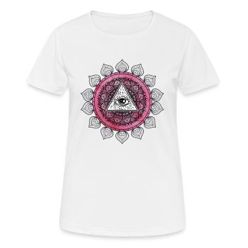 Karma Mandala - Women's Breathable T-Shirt - white - Front - AI Model Female 172 dark (172cm)