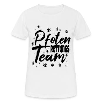 Tierschutz Tierarzt Tierretter Hunde Katzen Spruch - Frauen T-Shirt atmungsaktiv - Weiß - Vorne - AI Model Female 172 dark (172cm)