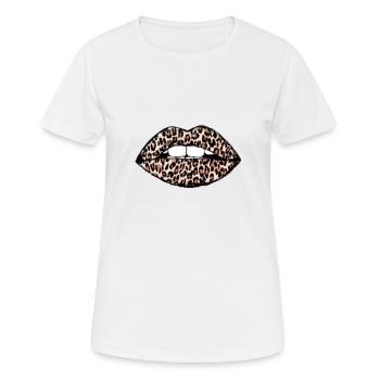 Leo Lips - Women's Breathable T-Shirt - white - Front - AI Model Female 172 dark (172cm)