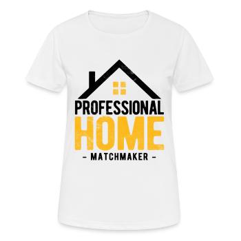 Immobilien-Händler Für Immobilien-Makler - Frauen T-Shirt atmungsaktiv - Weiß - Vorne - AI Model Female 172 dark (172cm)