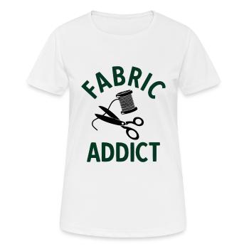Nähen Und Schneidern Für Näher - Frauen T-Shirt atmungsaktiv - Weiß - Vorne - AI Model Female 172 dark (172cm)