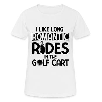 Golfplatz zum Golfen Golf - Frauen T-Shirt atmungsaktiv - Weiß - Vorne - AI Model Female 172 dark (172cm)