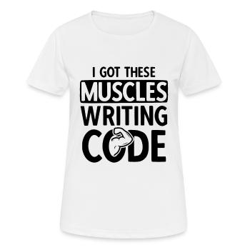 Software Ingenieur Informatiker Programmierer - Frauen T-Shirt atmungsaktiv - Weiß - Vorne - AI Model Female 172 dark (172cm)