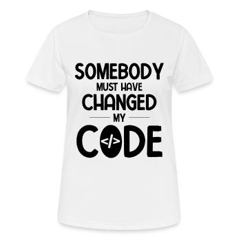 Software Ingenieur Informatiker Programmierer - Frauen T-Shirt atmungsaktiv - Weiß - Vorne - AI Model Female 172 dark (172cm)