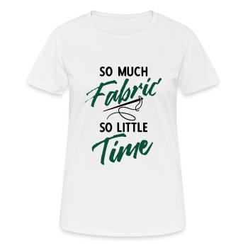 Nähen Und Schneidern Für Näher - Frauen T-Shirt atmungsaktiv - Weiß - Vorne - AI Model Female 172 dark (172cm)