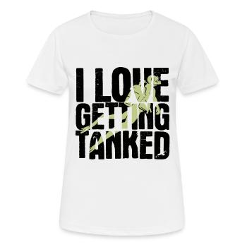 Apnoetaucher Freitaucher Taucher - Frauen T-Shirt atmungsaktiv - Weiß - Vorne - AI Model Female 172 dark (172cm)