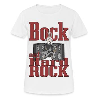 Hardrock - Frauen T-Shirt atmungsaktiv - Weiß - Vorne - AI Model Female 172 dark (172cm)