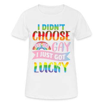Gay Pride - Women's Breathable T-Shirt - white - Front - AI Model Female 172 dark (172cm)