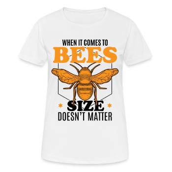 Funny Apiarist Humor - Women's Breathable T-Shirt - white - Front - AI Model Female 172 dark (172cm)