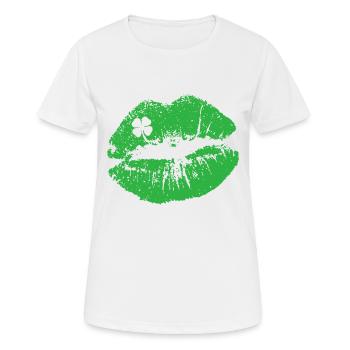 St. Patrick's Day - Women's Breathable T-Shirt - white - Front - AI Model Female 172 dark (172cm)