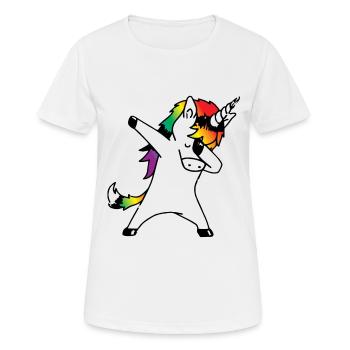 Unicorn unicorn unicorns mythical animal mythical creature - Women's Breathable T-Shirt - white - Front - AI Model Female 172 dark (172cm)