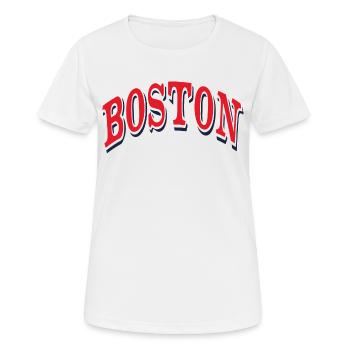 Boston - Women's Breathable T-Shirt - white - Front - AI Model Female 172 dark (172cm)