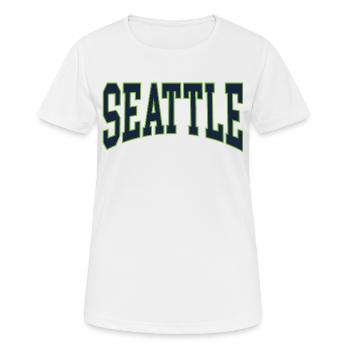 Seattle - Women's Breathable T-Shirt - white - Front - AI Model Female 172 dark (172cm)