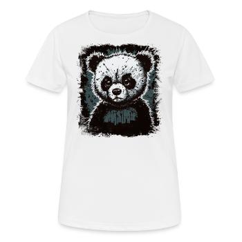 Trauriger Panda - Frauen T-Shirt atmungsaktiv - Weiß - Vorne - AI Model Female 172 dark (172cm)