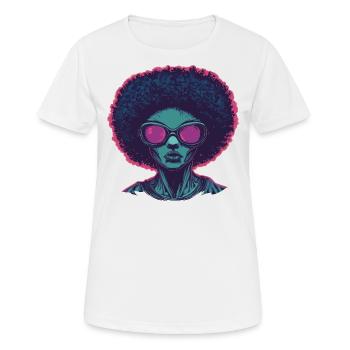 Discothèque - T-shirt respirant Femme - blanc - Devant - AI Model Female 172 dark (172cm)