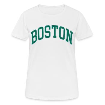 Boston - Women's Breathable T-Shirt - white - Front - AI Model Female 172 dark (172cm)