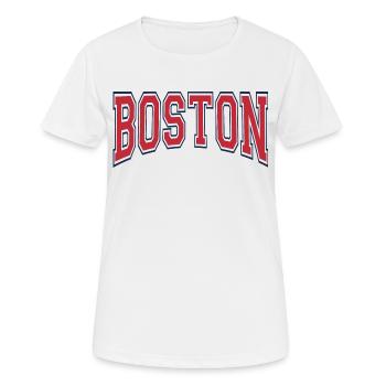 Boston - Women's Breathable T-Shirt - white - Front - AI Model Female 172 dark (172cm)