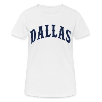 Dallas - T-shirt respirant Femme - blanc - Devant - AI Model Female 172 dark (172cm)