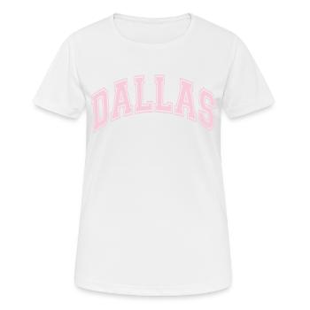 Dallas - T-shirt respirant Femme - blanc - Devant - AI Model Female 172 dark (172cm)