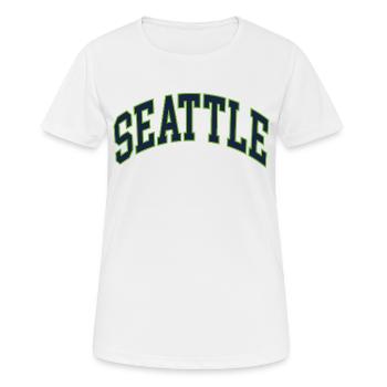Seattle - Women's Breathable T-Shirt - white - Front - AI Model Female 172 dark (172cm)