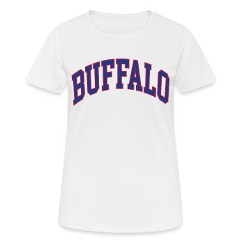Buffalo - Women's Breathable T-Shirt - white - Front - AI Model Female 172 dark (172cm)