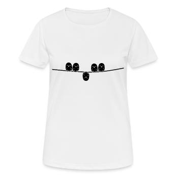 be different - Frauen T-Shirt atmungsaktiv - Weiß - Vorne - AI Model Female 172 dark (172cm)