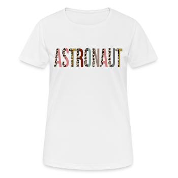 Astronaute - T-shirt respirant Femme - blanc - Devant - AI Model Female 172 dark (172cm)