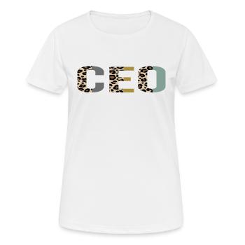 PDG - T-shirt respirant Femme - blanc - Devant - AI Model Female 172 dark (172cm)