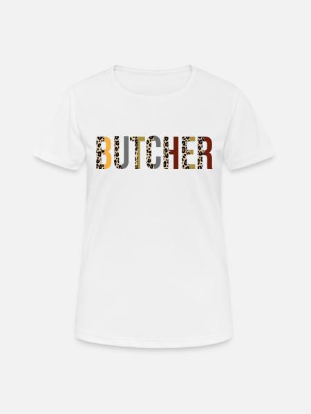 Metzger - Frauen T-Shirt atmungsaktiv - Weiß