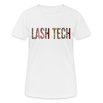 Lash Tech - Women's Breathable T-Shirt - white - Front - AI Model Female 172 dark (172cm)