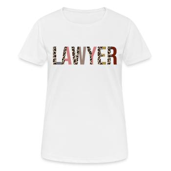 Rechtsanwalt - Frauen T-Shirt atmungsaktiv - Weiß - Vorne - AI Model Female 172 dark (172cm)