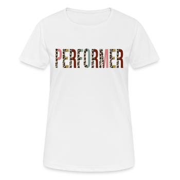 Performer - Women's Breathable T-Shirt - white - Front - AI Model Female 172 dark (172cm)