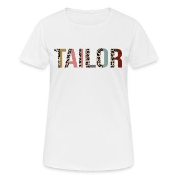 Tailor - Women's Breathable T-Shirt - white - Front - AI Model Female 172 dark (172cm)