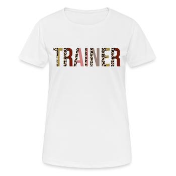 Trainer - Women's Breathable T-Shirt - white - Front - AI Model Female 172 dark (172cm)