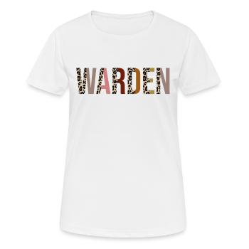 Gardien - T-shirt respirant Femme - blanc - Devant - AI Model Female 172 dark (172cm)