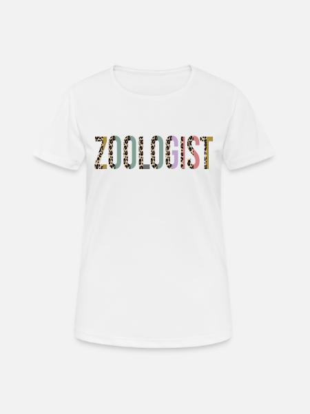 Zoologe - Frauen T-Shirt atmungsaktiv - Weiß