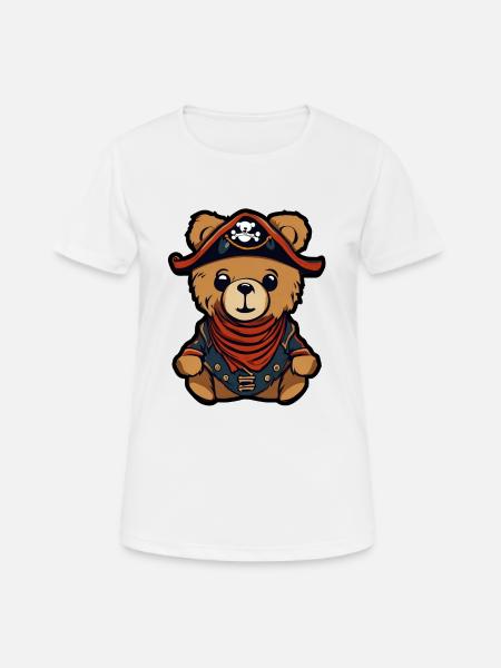 Teddybär / Kuscheltier / Stofftier / Geschenkidee - Frauen T-Shirt atmungsaktiv - Weiß