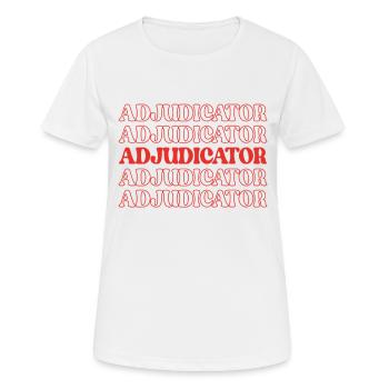 Citations drôles d’appréciation de l’arbitre - T-shirt respirant Femme - blanc - Devant - AI Model Female 172 dark (172cm)