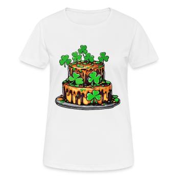 Birthday Cake / Cake / Happy Birthday / Cake - Women's Breathable T-Shirt - white - Front - AI Model Female 172 dark (172cm)