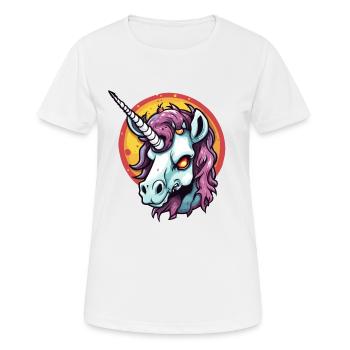 Unicorn / mythical creatures / fairy tales / magic / glitter - Women's Breathable T-Shirt - white - Front - AI Model Female 172 dark (172cm)