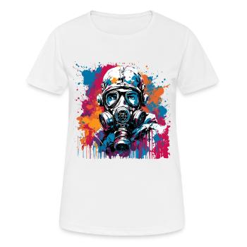 Apocalypse / Apocalypse / Destruction / Anarchie - T-shirt respirant Femme - blanc - Devant - AI Model Female 172 dark (172cm)