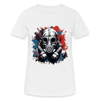 Apocalypse / Apocalypse / Destruction / Anarchie - T-shirt respirant Femme - blanc - Devant - AI Model Female 172 dark (172cm)
