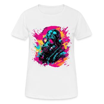 Apocalypse / Apocalypse / Destruction / Anarchie - T-shirt respirant Femme - blanc - Devant - AI Model Female 172 dark (172cm)