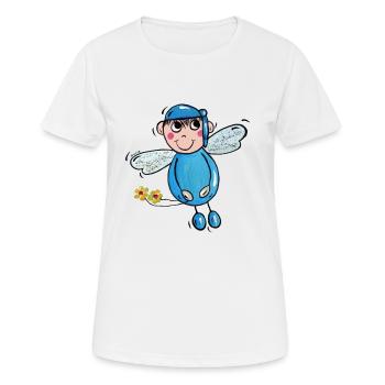 Ange gardien Leon - T-shirt respirant Femme - blanc - Devant - AI Model Female 172 dark (172cm)